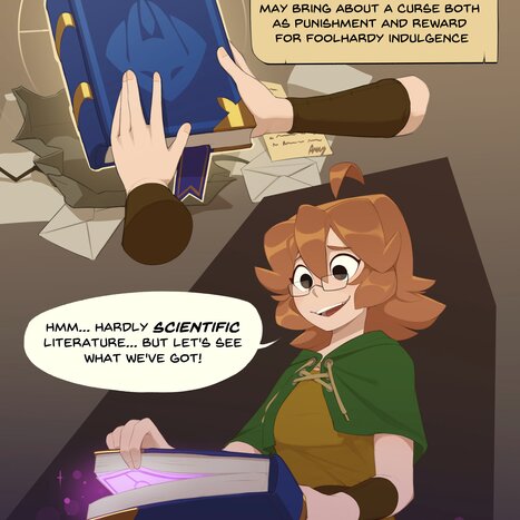 Monster Researcher Eclair and the Book of Imps! Porn comic Cartoon porn comics on Others