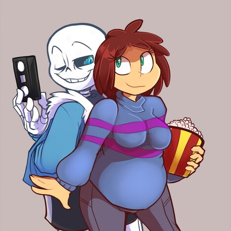 Movie Night Porn comic Cartoon porn comics on Undertale