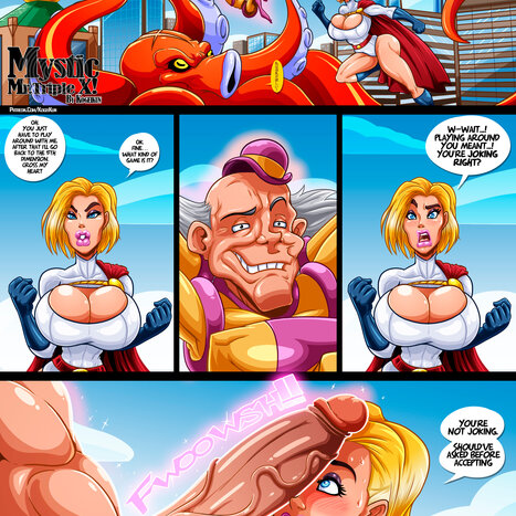 Mystic Mr.Triple X! Porn comic Cartoon porn comics on DC Universe