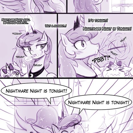 Nightmare Week Porn comic Cartoon porn comics on My Little Pony: Classic