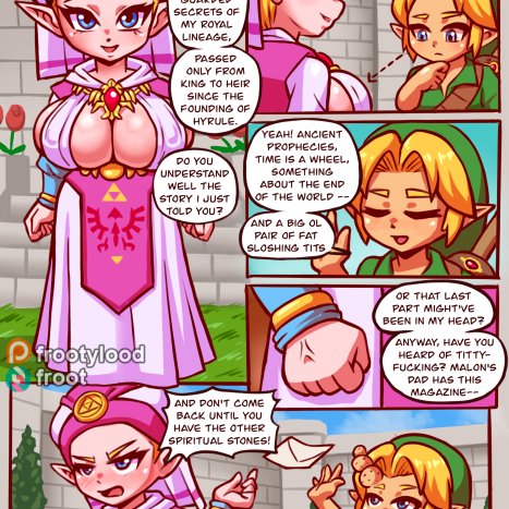Orgasms of Time Porn comic Cartoon porn comics on The Legend of Zelda