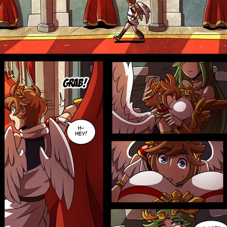 Palutena and Pit 2 Porn comic Cartoon porn comics on Kid Icarus