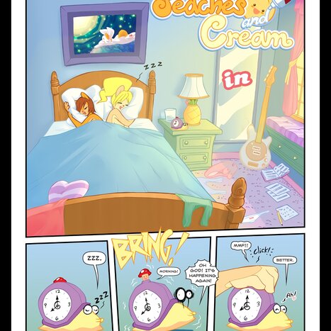 Peaches and Cream - Breakfast In Bed Porn comic Cartoon porn comics on Furry