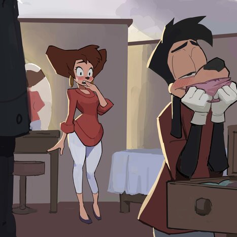 Peg x Max Porn comic Cartoon porn comics on Goof Troop