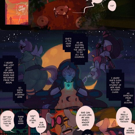 Pony Academy 4: Darkside Of The Moon Porn comic Cartoon porn comics on My Little Pony: Anthro