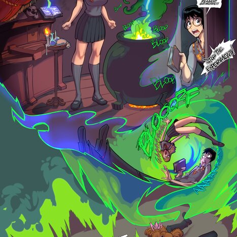 Potion #69 Porn comic Cartoon porn comics on Harry Potter