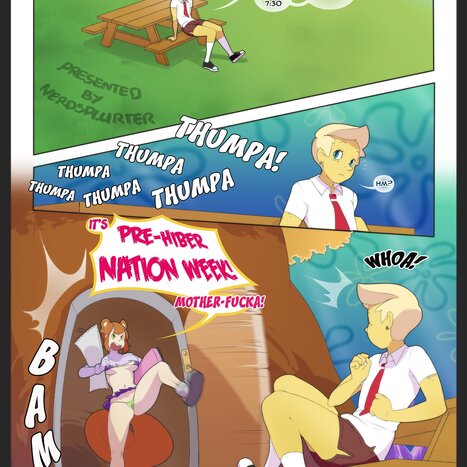 Pre-Hibernation Week Porn comic Cartoon porn comics on Spongebob Squarepants
