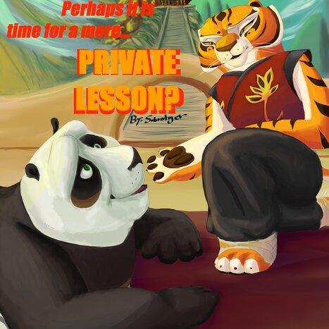 Private Lesson Porn comic Cartoon porn comics on Kung Fu Panda
