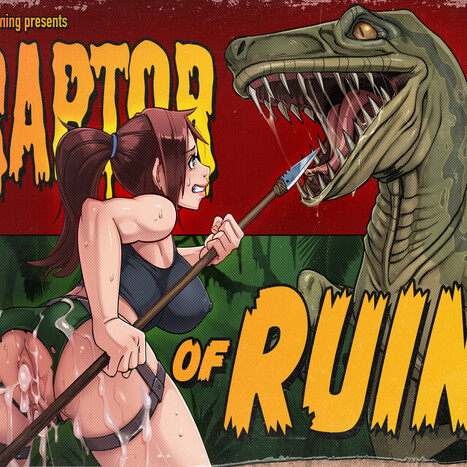 Raptor of Ruin Porn comic Cartoon porn comics on Tomb Raider