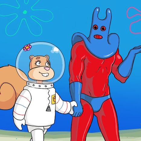 Sandy x Man Ray Porn comic Cartoon porn comics on Spongebob Squarepants