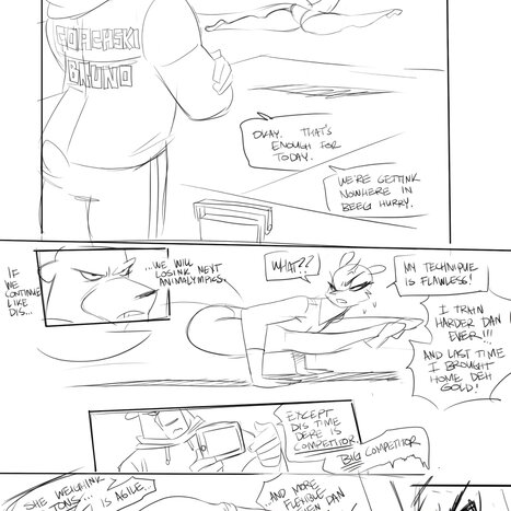 SexiFlex Training Porn comic Cartoon porn comics on Furry