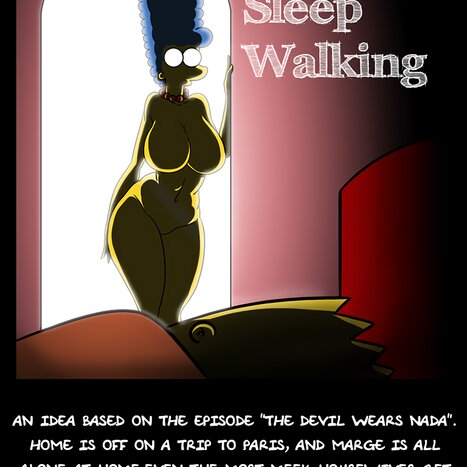 Sexy Sleep Walking Porn comic Cartoon porn comics on The Simpsons