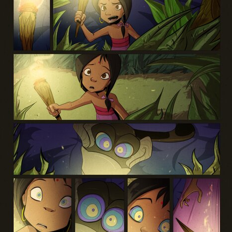 Shanti and Kaa Porn comic Cartoon porn comics on The Jungle Book