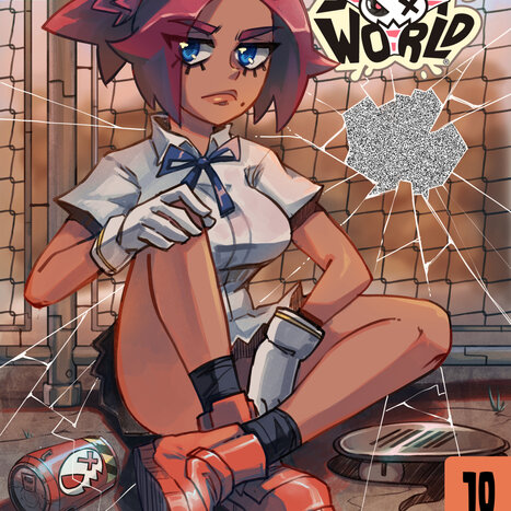 Skarpworld 10: Milk Crisis 4 - Gravity Porn comic Cartoon porn comics on SkarpWorld