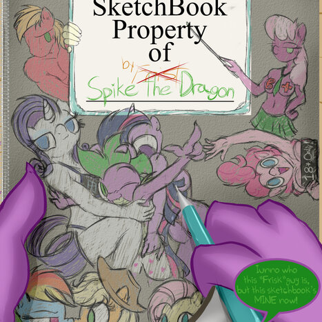 Sketchbook: Property of Spike the Dragon Porn comic Cartoon porn comics on My Little Pony: Anthro