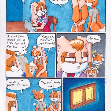 Sleepless Sleepover Porn comic Cartoon porn comics on Sonic the Hedgehog