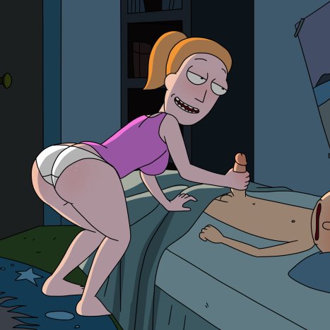 Sneaking Into Morty&#039;s Room at Night Porn comic Cartoon porn comics on Rick and Morty