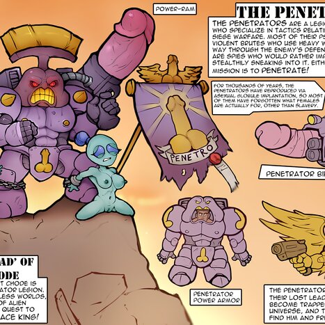 Space King: The Penetrators Porn comic Cartoon porn comics on Space King