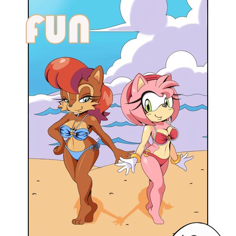Summer Fun Porn comic Cartoon porn comics on Sonic the Hedgehog