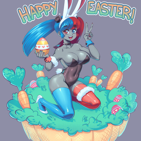 Swicchan Happy Easter! Porn comic Cartoon porn comics on Nintendo