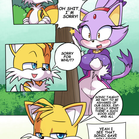 Tails Rush&#039;d Blazy Mix Porn comic Cartoon porn comics on Sonic the Hedgehog