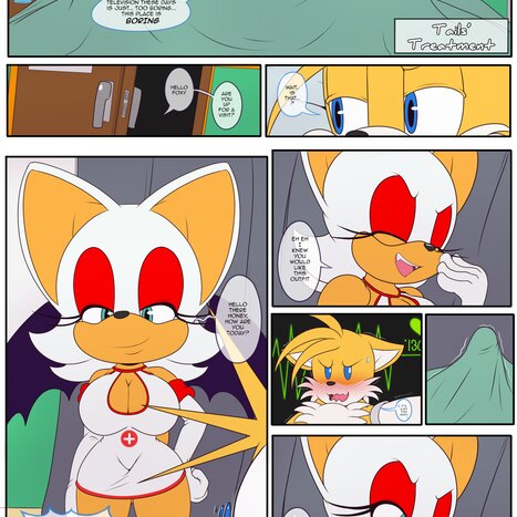 Tail&#039;s Treatment Porn comic Cartoon porn comics on Sonic the Hedgehog: Mini comics