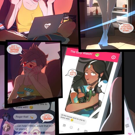The Girly Watch 1 Porn comic Cartoon porn comics on Overwatch