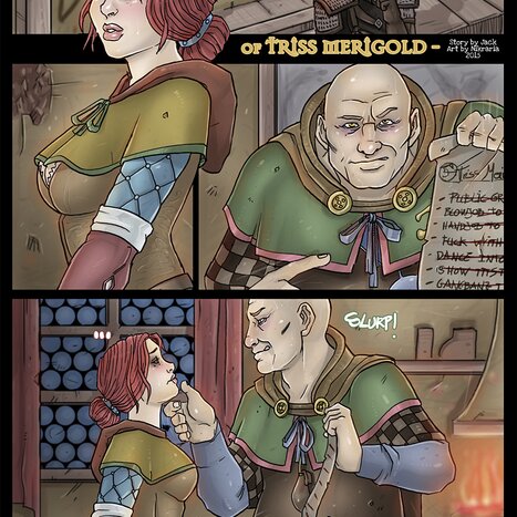 The Sexy Adventures of Triss Merigold Porn comic Cartoon porn comics on The Witcher
