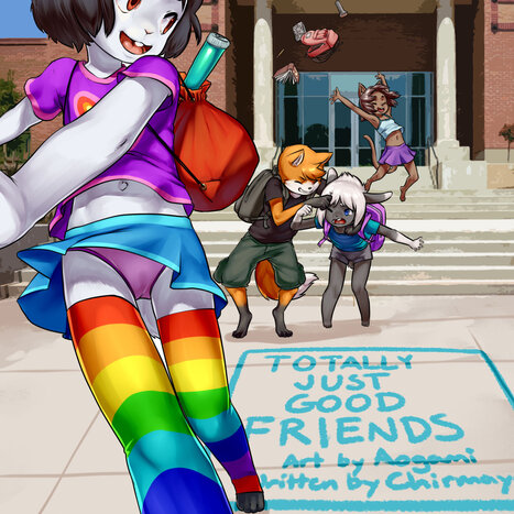 Totally Just Good Friends Porn comic Cartoon porn comics on Furry