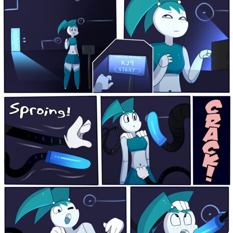 Training Protocol Porn comic Cartoon porn comics on My Life as a Teenage Robot