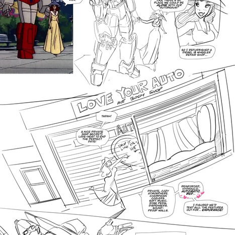 Astoria X Powerglide Porn comic Cartoon porn comics on Transformers