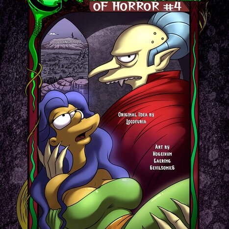 Treehouse of Horror 4 Porn comic Cartoon porn comics on The Simpsons