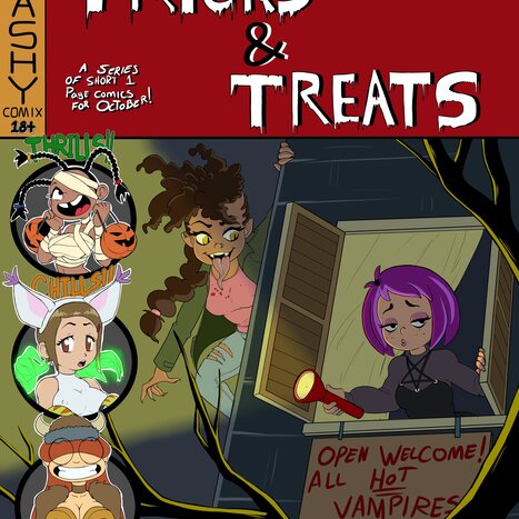 Tricks and Treats Porn comic Cartoon porn comics on Teen Titans