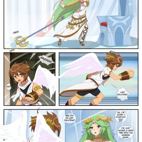 Trust Porn comic Cartoon porn comics on Kid Icarus
