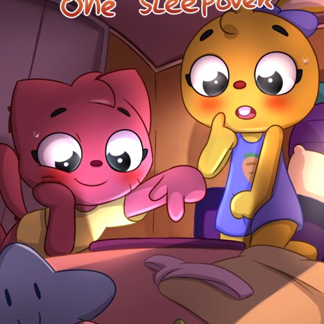 Two girls One sleepover Porn comic Cartoon porn comics on PlayKids