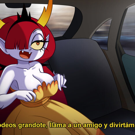 Waifu Taxi: Hekapoo (Spanish) Porn comic Cartoon porn comics on Trash