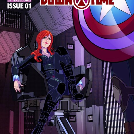 Widow’s Downtime Porn comic Cartoon porn comics on Marvel