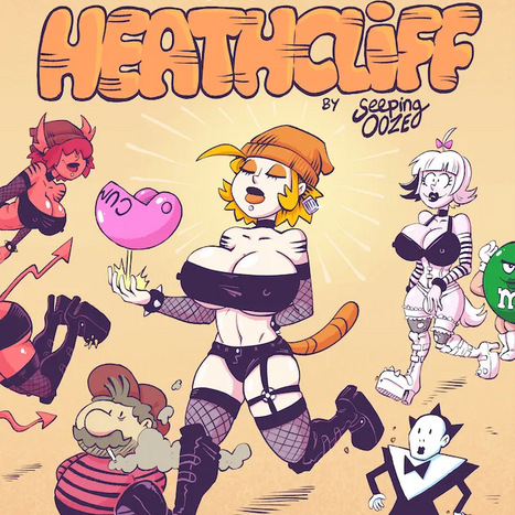 Funny adult humor Goth Bimbo Heathcliff Adult jokes and memes