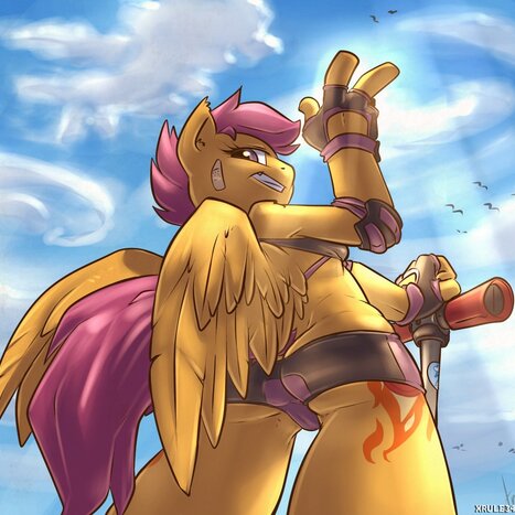 Scootaloo - Anthro Porn pictures, Cartoon porn sex pics Rule 34