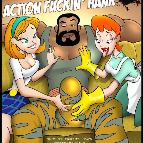 The Adventures Of Action Fuckin&#039; Hank Porn comic Cartoon porn comics on Dexter&#039;s Laboratory