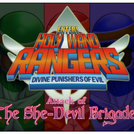 Enter! Holy Wand Rangers - Attack of Yhe She-Devil Brigade Porn comic Cartoon porn comics on Power Rangers