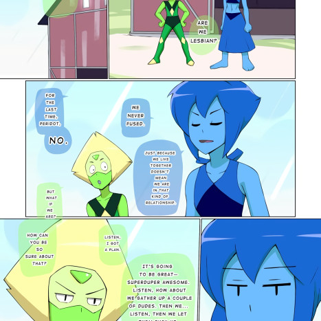 Peridot + Lapis Porn comic Cartoon porn comics on Steven Universe
