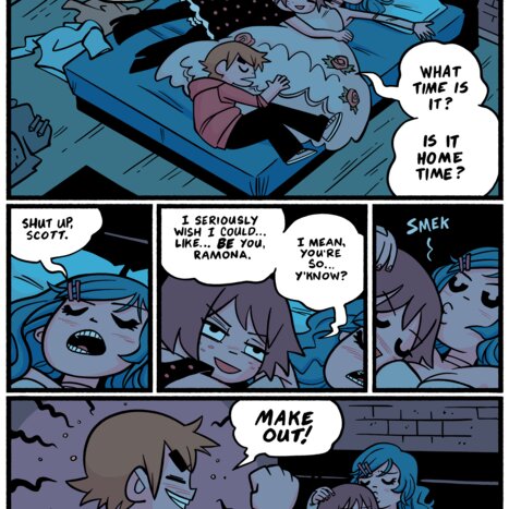 Kim and Ramona Porn comic Cartoon porn comics on Scott Pilgrim