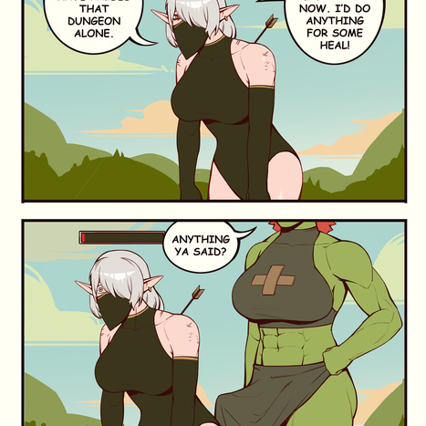Orc Healer Porn comic Cartoon porn comics on Others