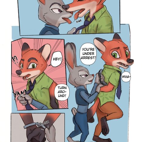 Under Arrest Porn comic Cartoon porn comics on Zootopia