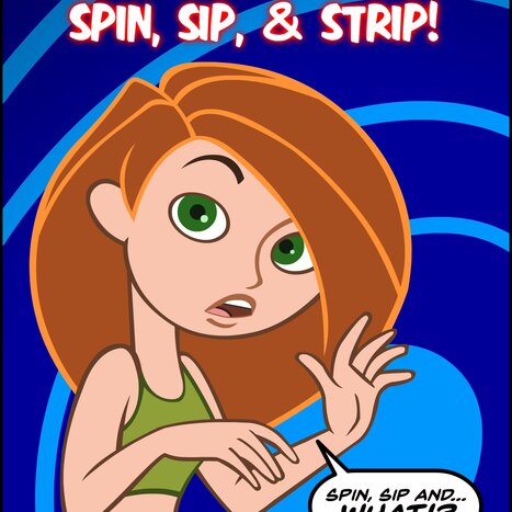 Kim Possible Spin, Sip &amp; Strip! Porn comic Cartoon porn comics on Kim Possible