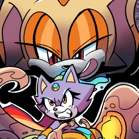 Cream vs. Blaze Porn comic Cartoon porn comics on Sonic the Hedgehog