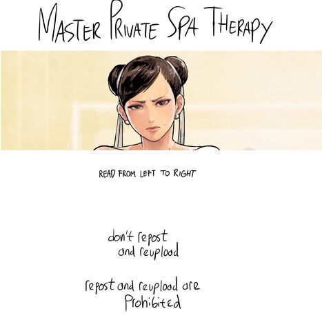 Master Private Spa Therapy Porn comic Cartoon porn comics on Street Fighter