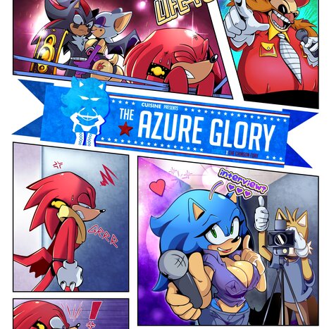 Azure Glory Porn comic Cartoon porn comics on Sonic the Hedgehog