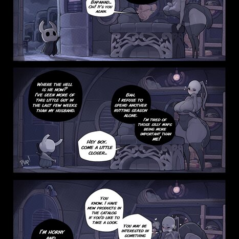 A Lonely Wife Porn comic Cartoon porn comics on Hollow Knight